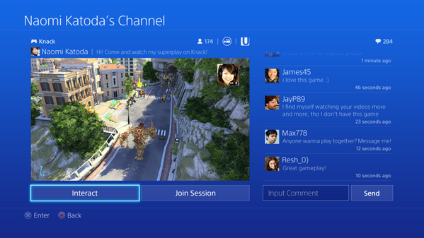 Interface PS4 Interface PS4