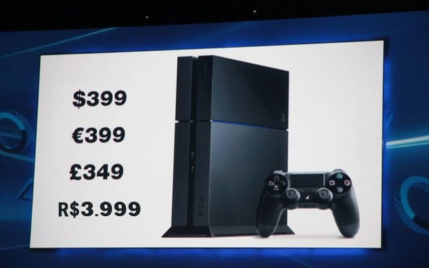 Preço PS4 no Brasil