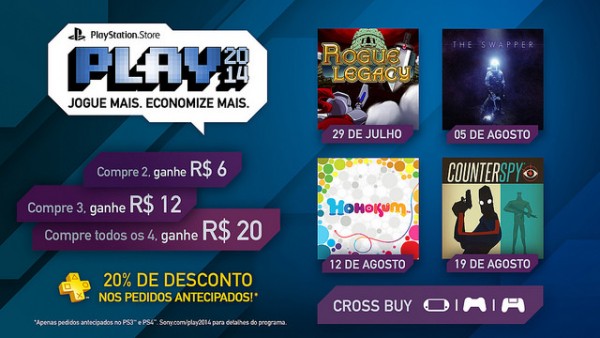 Sony lança promoções na PSN 2 PLAY 2014