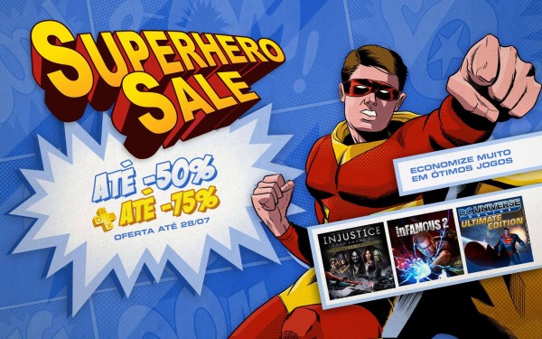 Sony lança promoções na PSN 1 Super Hero Sale
