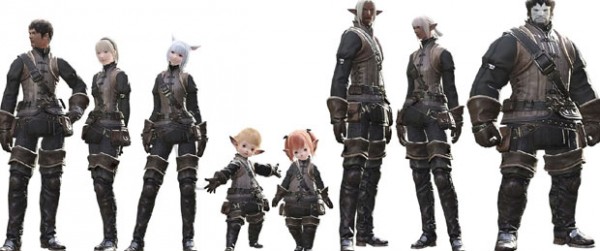 Final Fantasy XIV A realm reborn raças