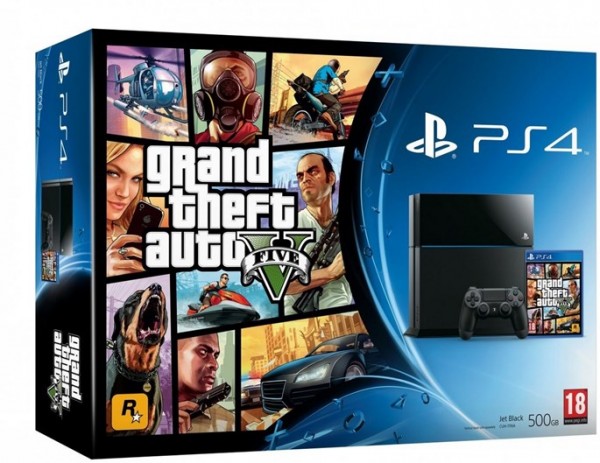 PS4 GTA V Preto