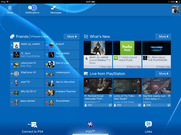 PlayStation App é atualizado 1 PlayStation App