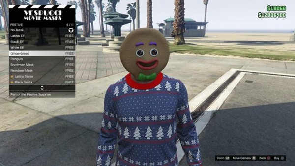 Atualização Festive Surprise chega ao GTA V Online 5 Skins GTA V