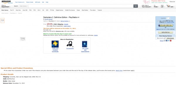 Darksiders 2 - Amazon