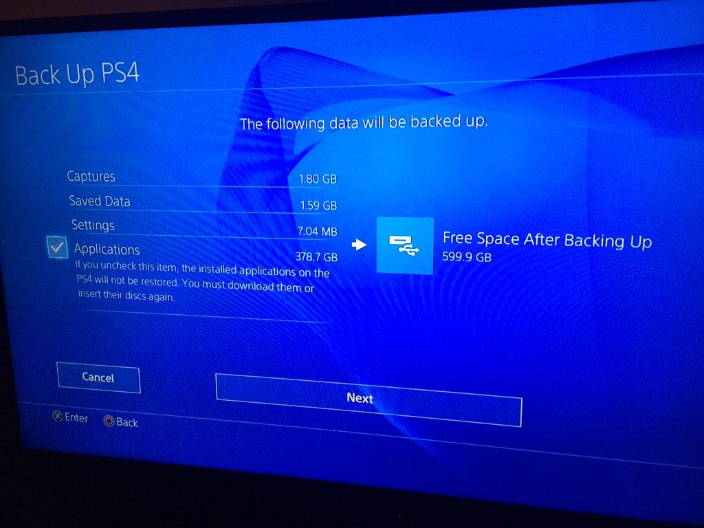 Vazam novas informações sobre o Update 2.50 do PS4 1 Backup PS4