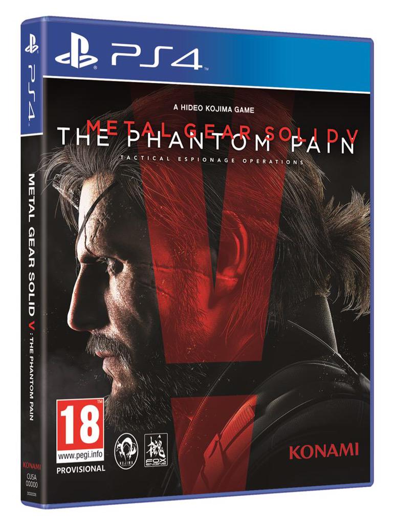 MGS V boxart