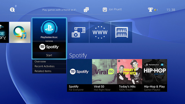 Spotify PS4