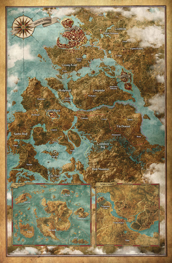 Mapa The Witcher