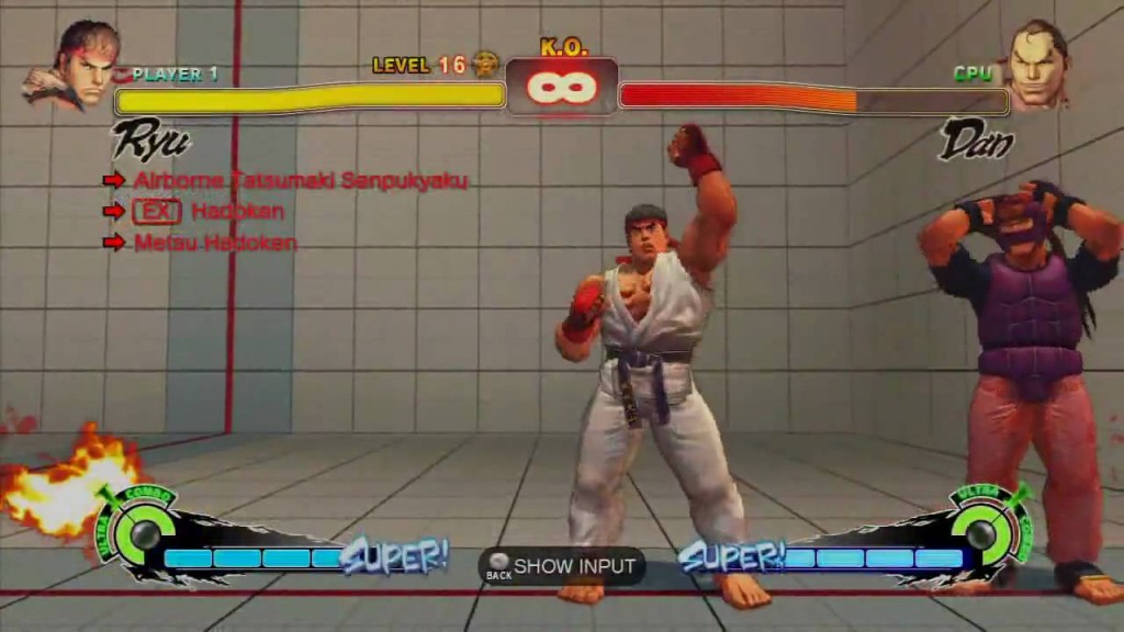 Street Fighter IV - Challenge Mode