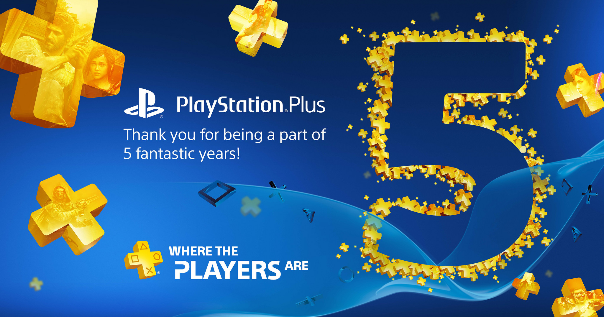 PlayStation Plus 5 anos
