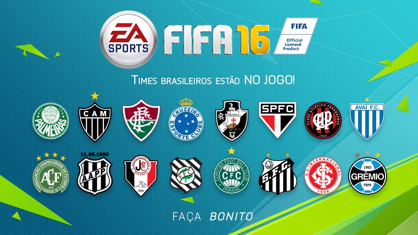 FIFA 16 Clubes Brasileiros
