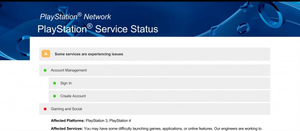 PSN Status