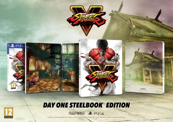 Street Fighter V terá Day-One Edition 1 Corpo Street Fighter V edição especial