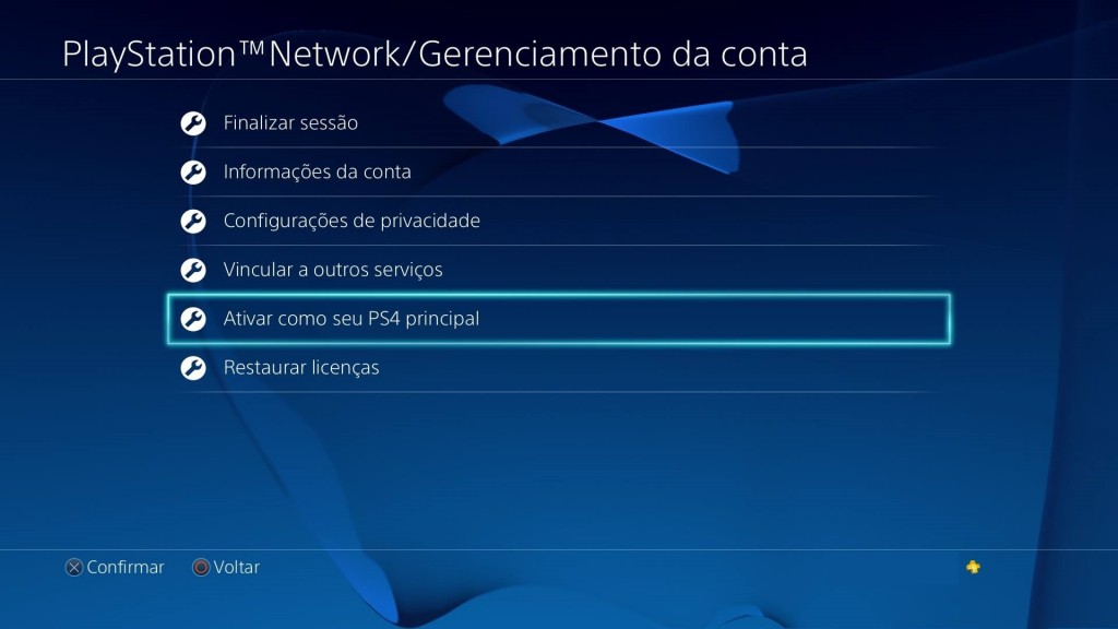 "Conta Principal" do PS4? veja quais são os benefícios! 3 Ativar PS4 Principal