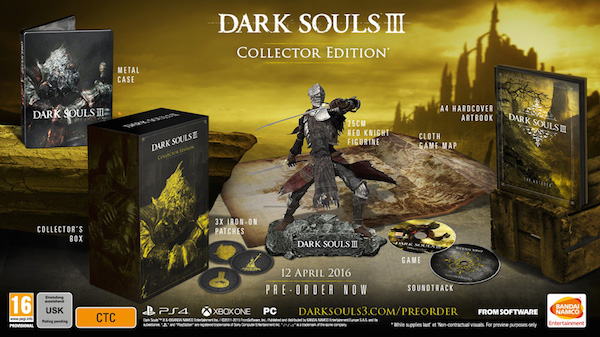 Dark Souls III: Mais detalhes e dois novos vídeos 1 Dark Souls III Collectors Edition