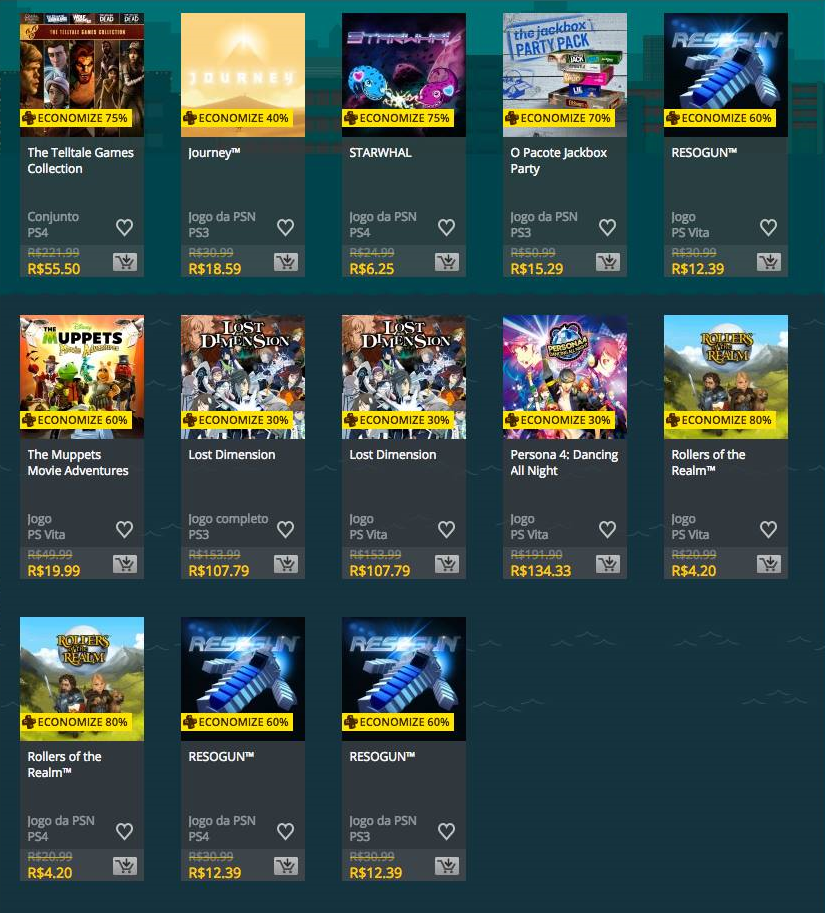 Ofertas de Natal da PSN - Semana 1 5 Ofertas de Natal 5