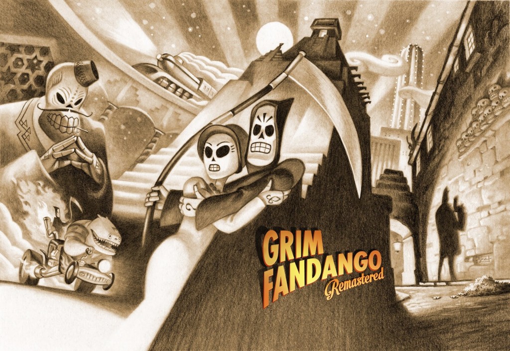 5 jogos fáceis de se platinar no PS4 5 GRIM FANDANGO REMASTERED