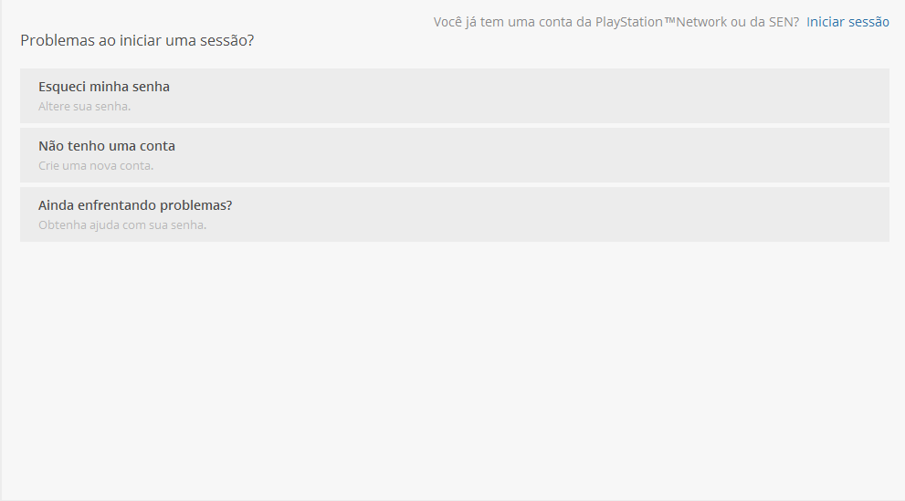 Como recuperar a senha de login na PSN 2 Login PSN recuperar
