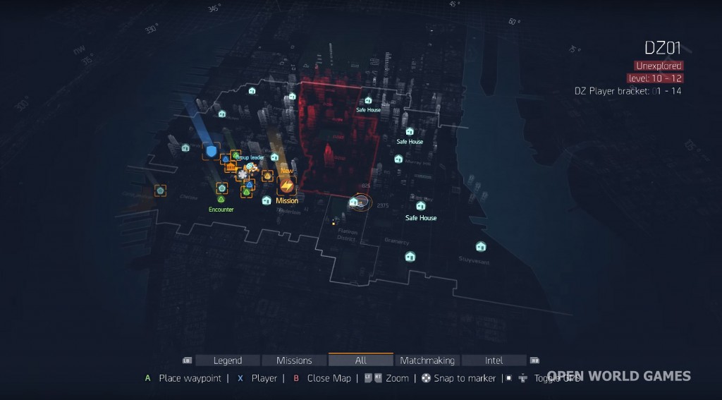 The Division: revelado parte do mapa de Manhattan 1 Mapa The Division