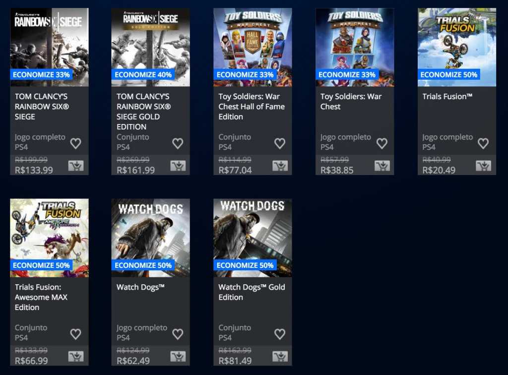 Jogos da Ubisoft estão em promoção na PSN 1 Promoção Ubisoft