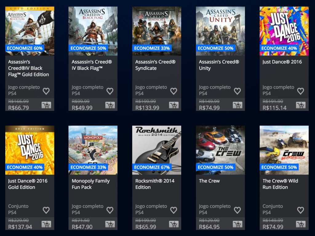 Jogos da Ubisoft estão em promoção na PSN 2 Promoção Ubisoft 2