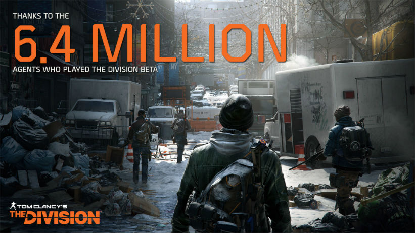 The Division registrou 6,4 milhões de jogadores na beta aberta 1 The Division beta stats