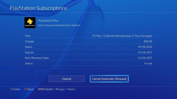playstation plus expirar