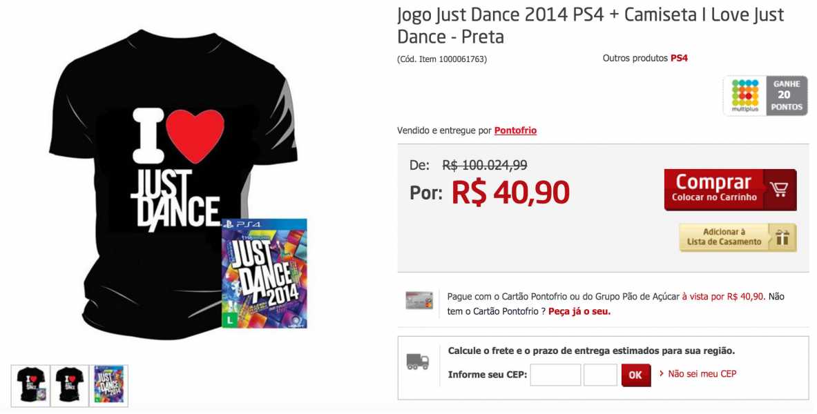Promoções da Semana: Veja os melhores preços #2 6 Just Dance 2014