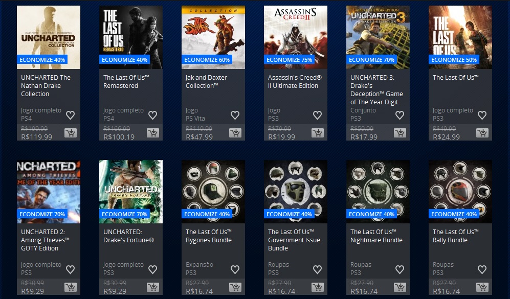 Promoções Naughty Dog1