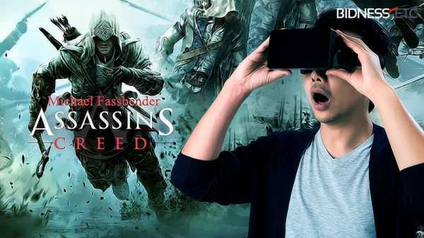 Assassin's Creed VR Experience. Imagem por Bidness Etc