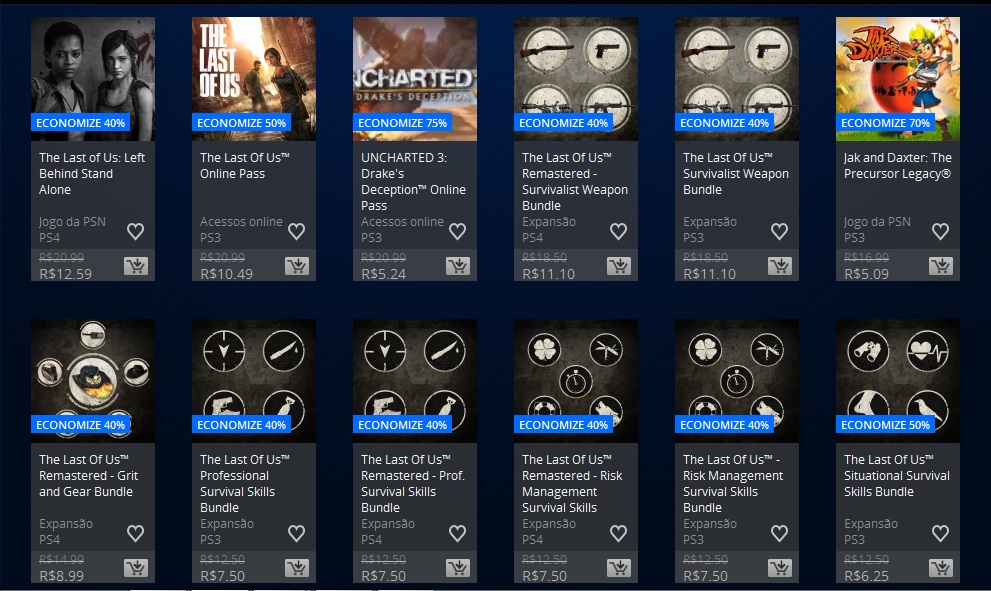 promoções Naughty Dog 3