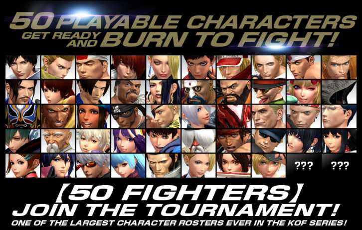 Lutadores_The_King_of_Fighters