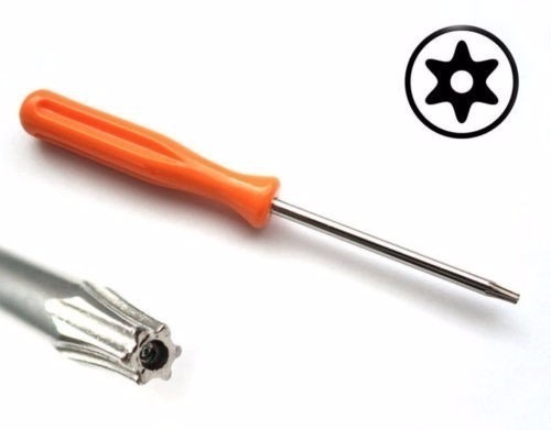 chave torx t8 com furo