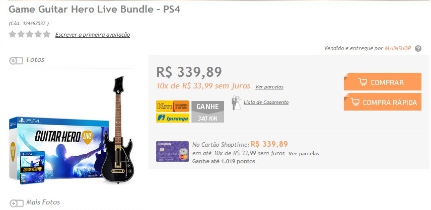 oferta Guitar Hero live