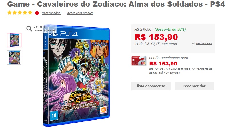 Promoções da Semana: Veja os melhores preços #8 4 Cavaleiros do Zodíaco - Americanas