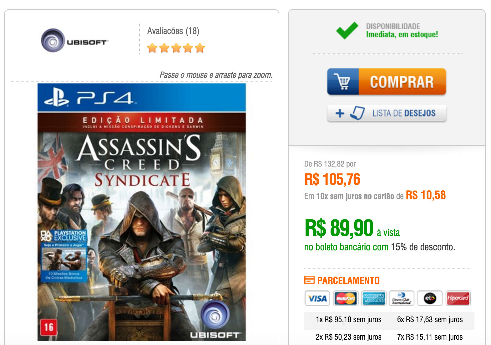 Promoções da Semana: Veja os melhores preços #11 11 AC Syndicate