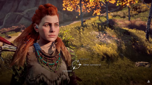 Horizon Zero Dawn diálogos