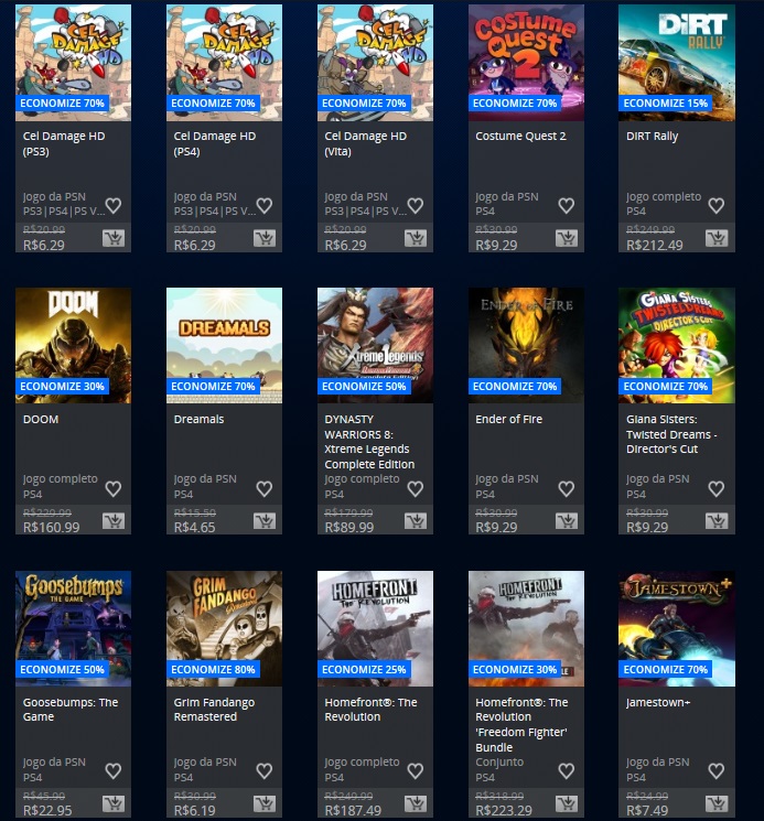 Sony anuncia "Promoção de Meio de Ano" na PSN 2 Promoção Meio ano 2