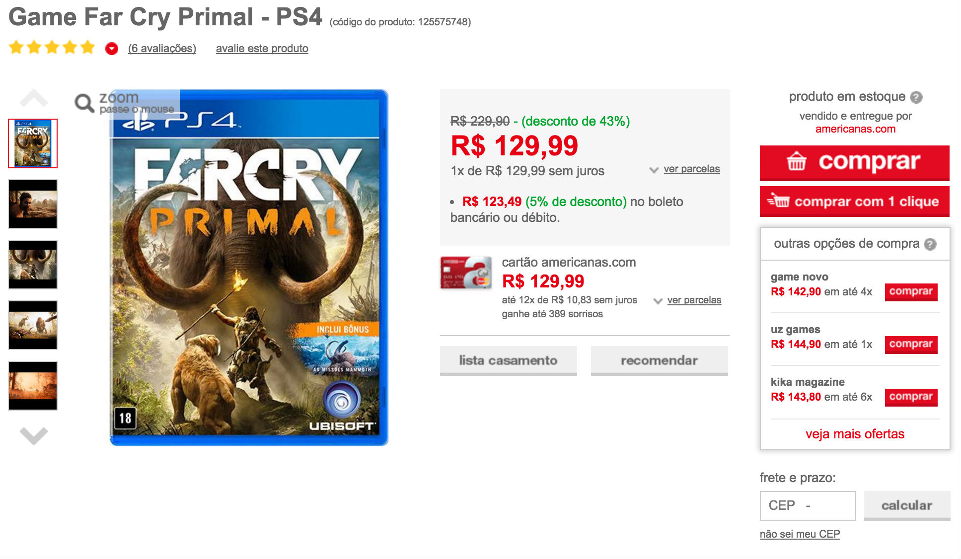 Promoções da Semana: Veja os melhores preços #12 6 Far Cry_promocao