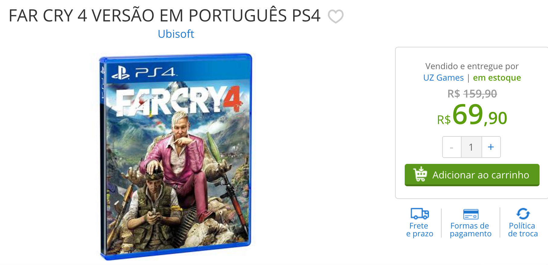 Promoções da Semana: Veja os melhores preços #12 9 Farcry4_promocao