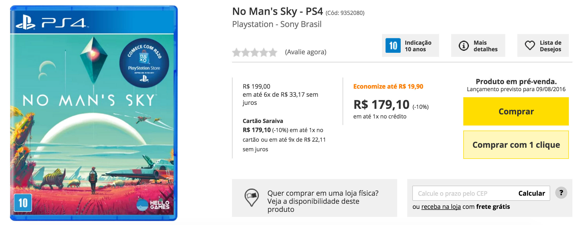 Promoções da Semana: Veja os melhores preços #12 3 No Mans Sky