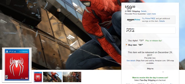 Insomniac diz que Spider-Man não tem previsão de lançamento 2 Spider-Man - Amazon