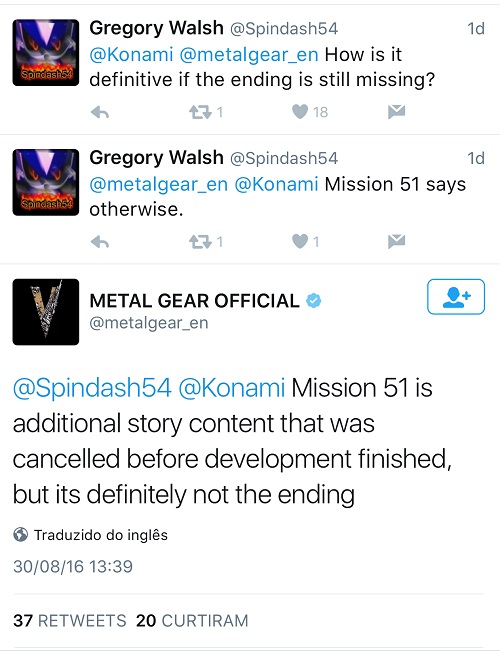 Metal Gear Solid V - Twitter Missão 51