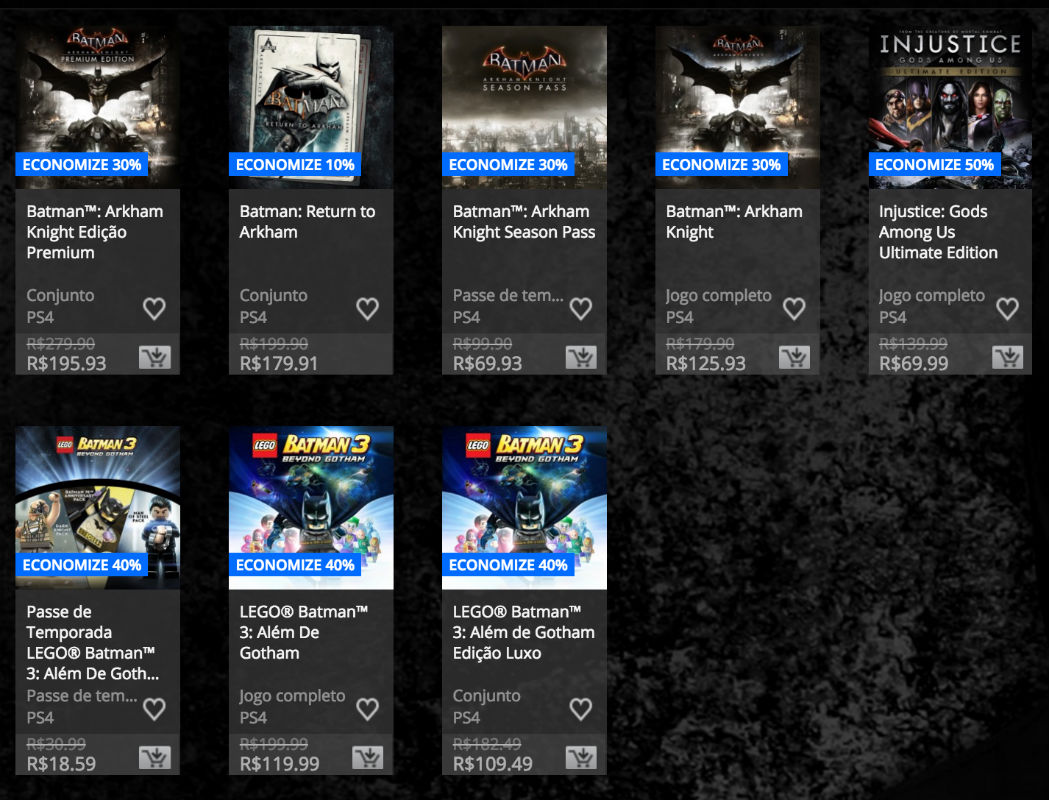 Sony anuncia a promoção "Batman Day" na PlayStation Store 1 promocao_batman