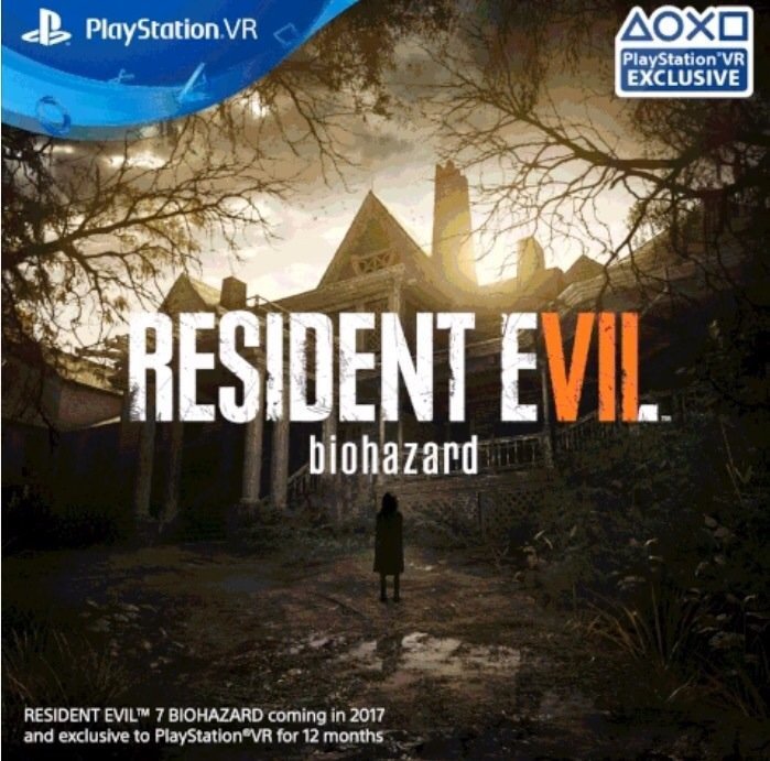 "VR" de Resident Evil 7 pode ser exclusividade temporária 1 Resident Evil 7