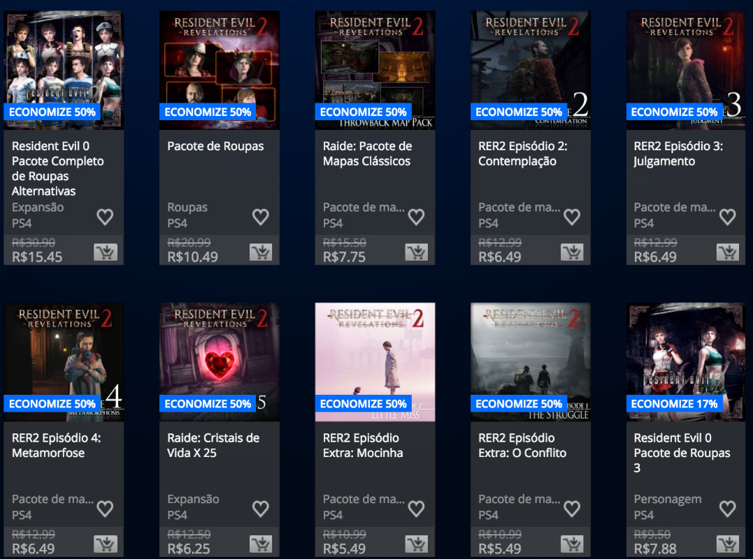 Promoção PlayStation: Franquia de Resident Evil e exclusivos com até 75% de  desconto!