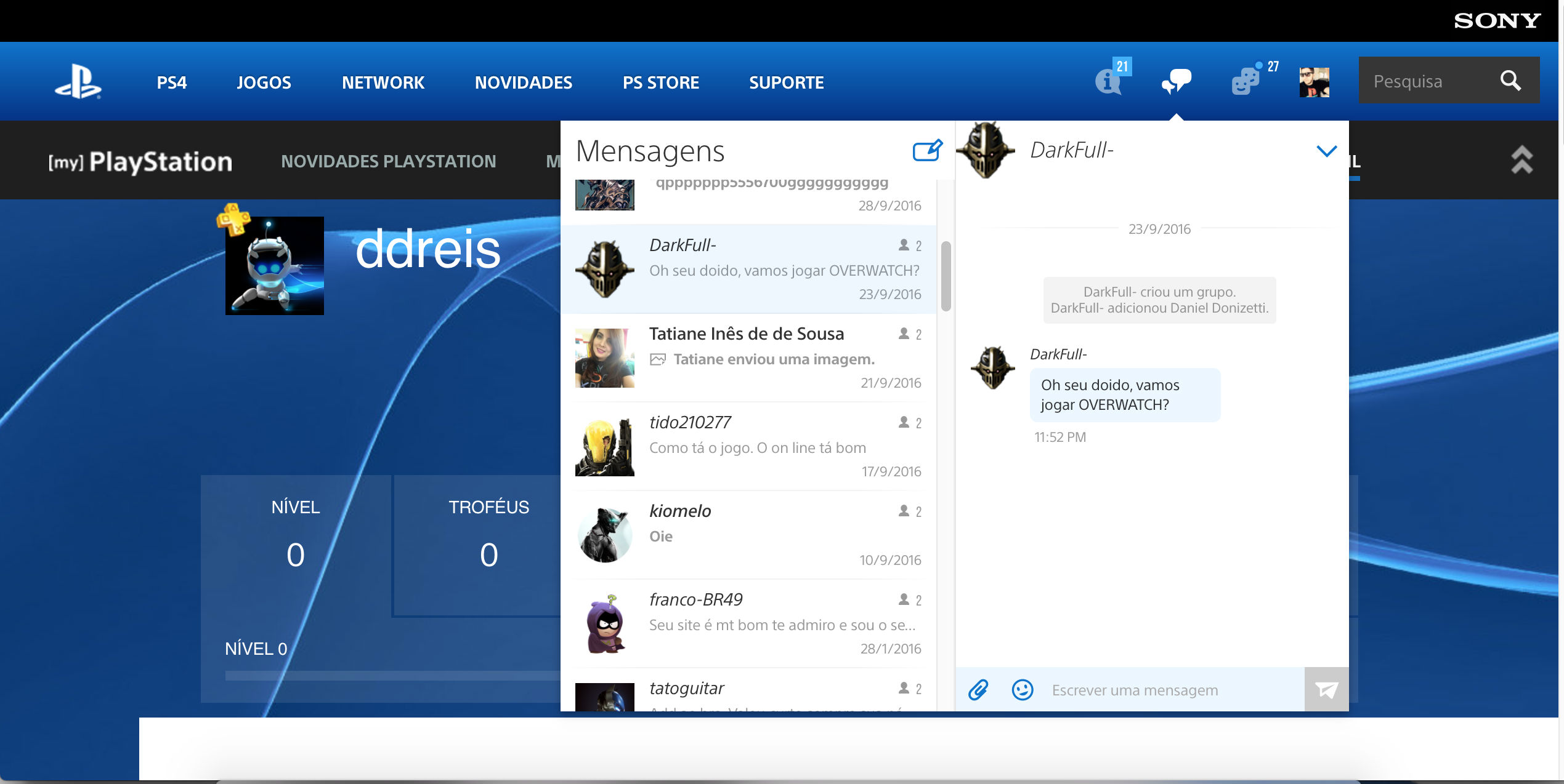 Sony lança nova "Barra de Ferramentas" web da PSN; veja