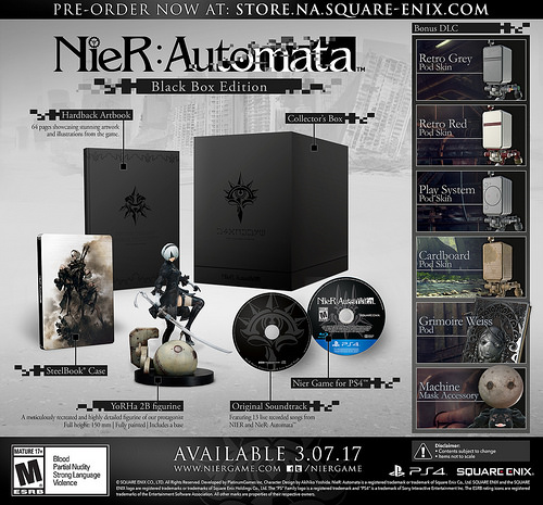 NieR: Automata recebe novo trailer e data de lançamento; detalhes 1 black-box-edition-nier-automata