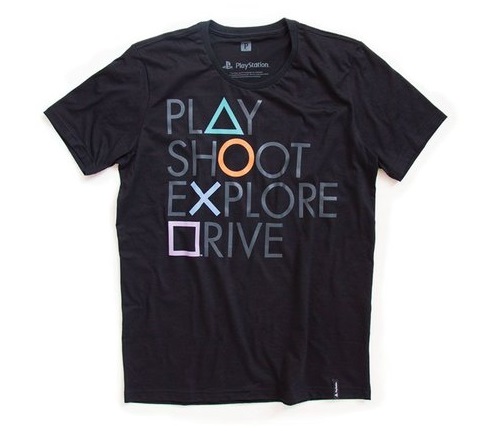 Camisetas - PlayStation Botões